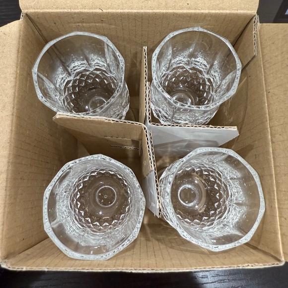New Cristal D'Arques Longchamp Set of 4 Cordial Glasses 2oz - Picture 4 of 6